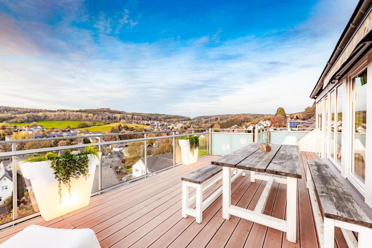 Architektenwohnungen Mit Panoramablick Bei Koeln Lindlar Exteriör bild