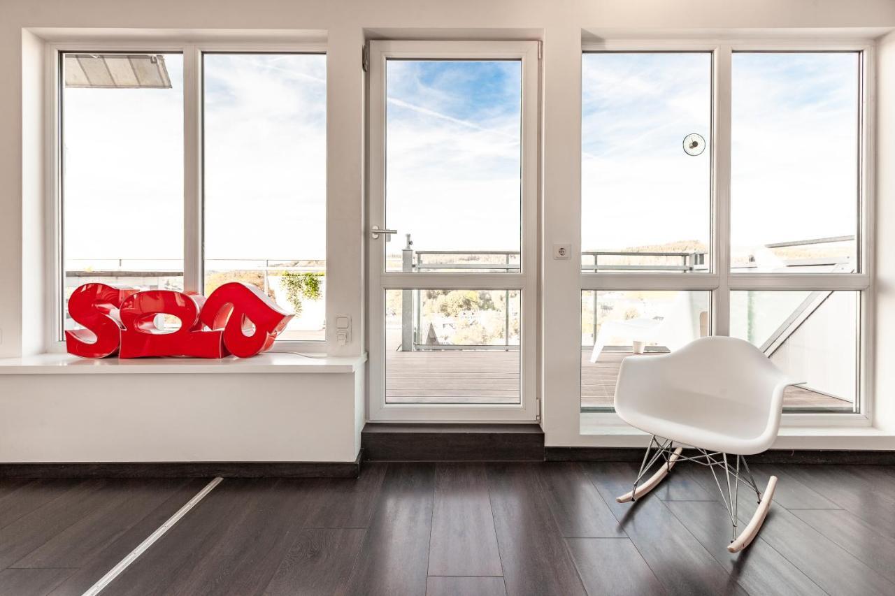 Architektenwohnungen Mit Panoramablick Bei Koeln Lindlar Exteriör bild